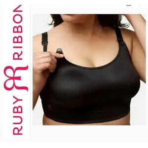 Brand New Ruby Ribbon Women's Size 32 Black Nursing Cami Bra